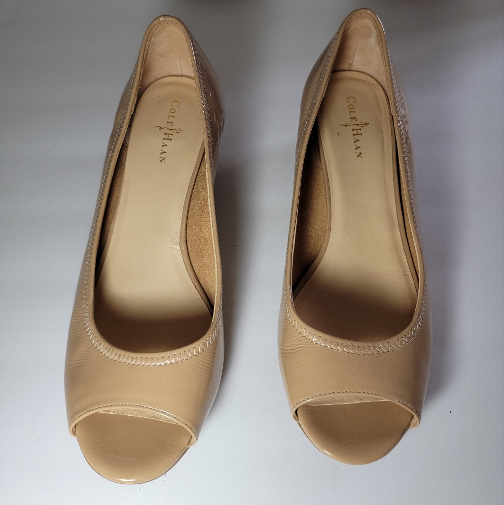 Cole Haan Sadie Peep Toe Wedge Pump
